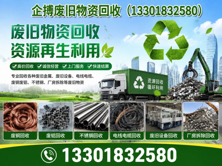 奉贤区企搏废旧物资回收展示图